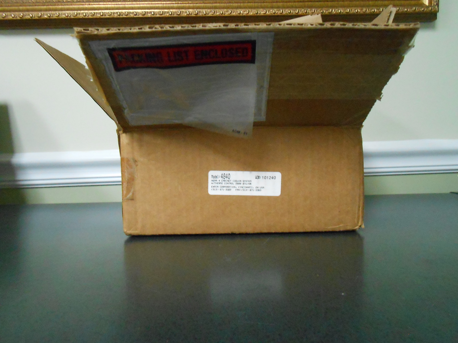 New Exair 4840 Nema 4x Cabinet Cooler System Kit 2800 btu/hr