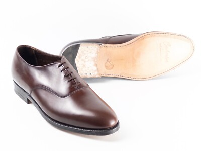 NOS UNWORN | CORDWAINER WRIGHT ARCH PRESERVER 10D BROWN PLAINTOE OXFORD VINTAGE