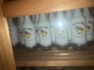 READ DESCRIPTION Malibu Coconut Caribbean Rum 1 LiterEmpty Optic Bottle