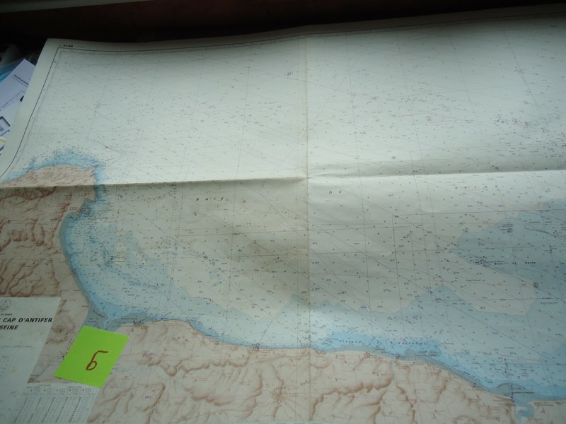 Carte Marine Map Maritime 9 Baie Seine 6614 Cap Levy Antifer Dimensions 118*84 C
