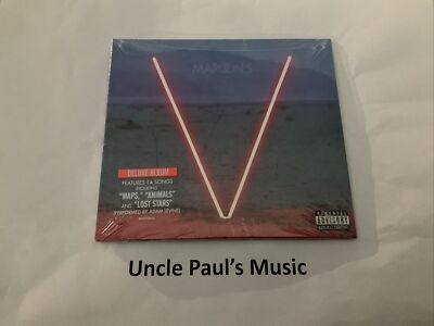 V [Deluxe Version] [PA] [Digipak] by Maroon 5 CD Cardboard Brand New Sealed