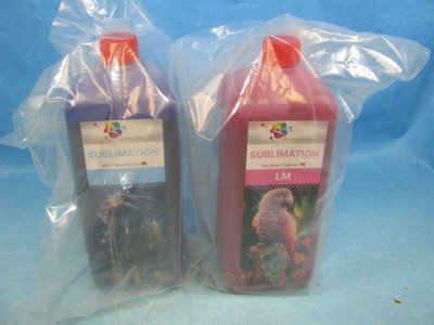 Quality Colours Sublimation Dye 2x1000ml LC & LM Ink for Epson - NEW - FREE SHIP