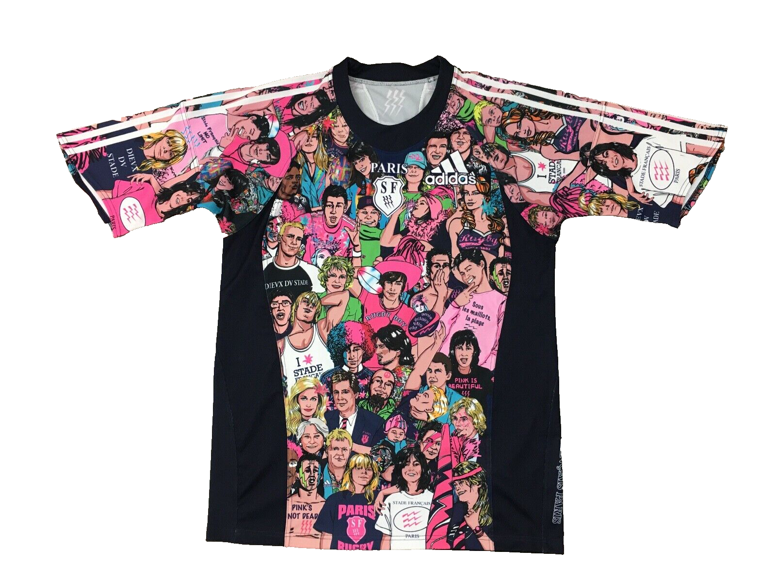 Adidas Stade Francais Paris 2010/11 Rugby Union Jersey Shirt