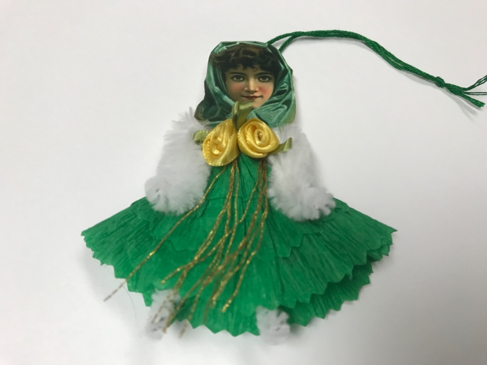 chenille ornaments for saint patrick's day, Chenille gift tags, item# 22