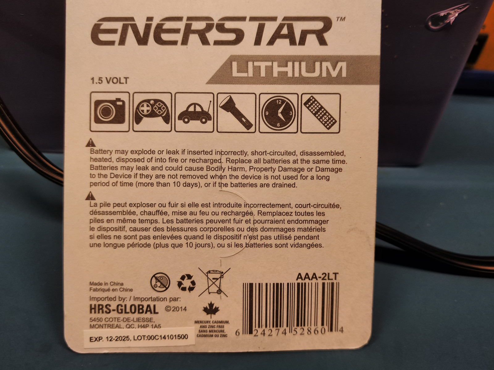 36x Enerstar AAA Lithium Primary Batteries 1.5V ( Energizer Lithium )