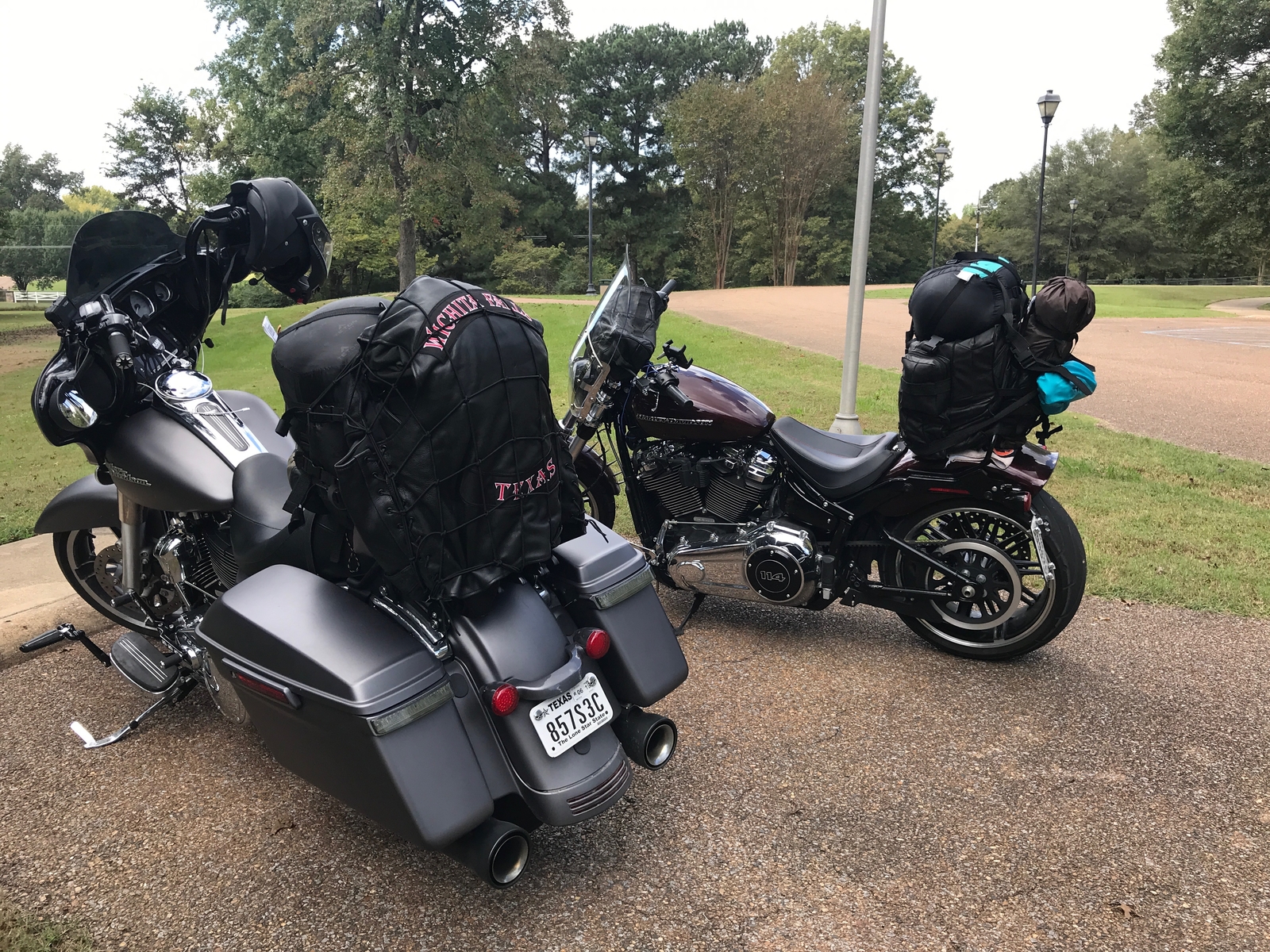 Black Detachable Stealth Luggage Rack For Harley Touring Road King 0919 eBay