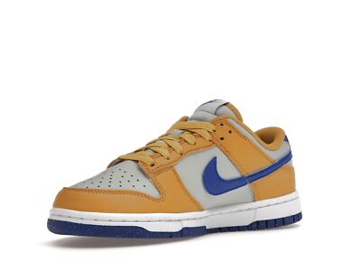 Pre-owned Nike Dunk Low Next Nature Wheat Gold Royal - Dn1431-700