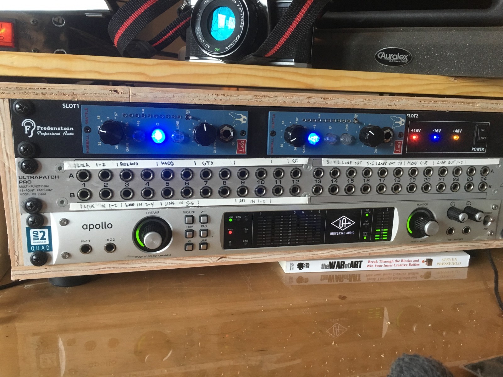 Hairball Audio 2-Channel Preamp Lola 500 Series in Bento2 Chasis 2018