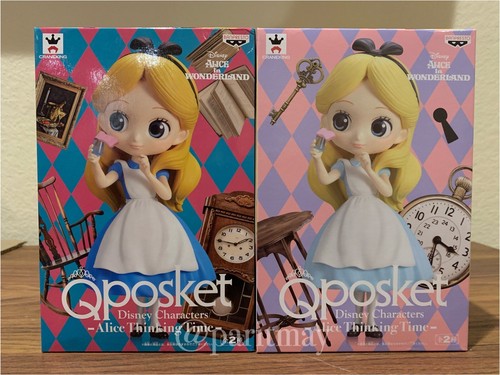 Q posket Disney Characters Alice Thinking Time アリス 通常カラー 単品 z2zed1b アリスが新ポーズで登場！バンプレスト「Q posket Disney