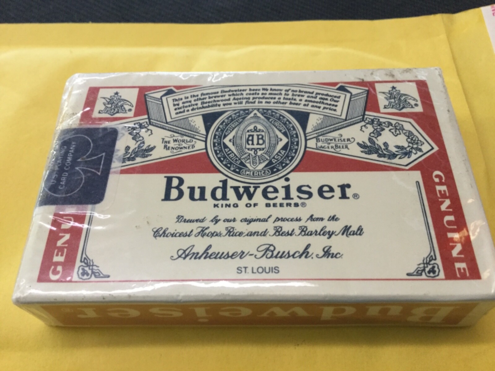 Vintage Budweiser Playing Cards - Sealed