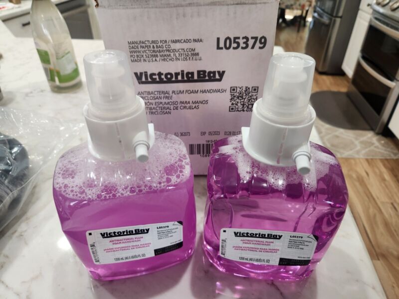  2 Victoria Bay L05379 plum Foam Handwash - 1200ML Refills