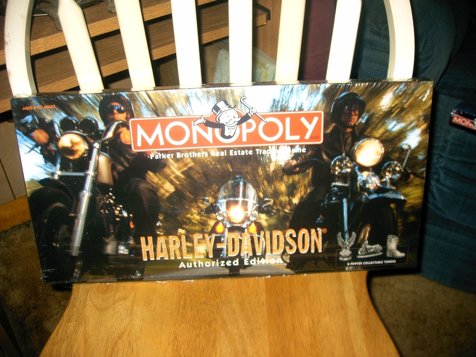 NEW, Monopoly Harley Davidson 1st Authorized Edition Board Game 1997