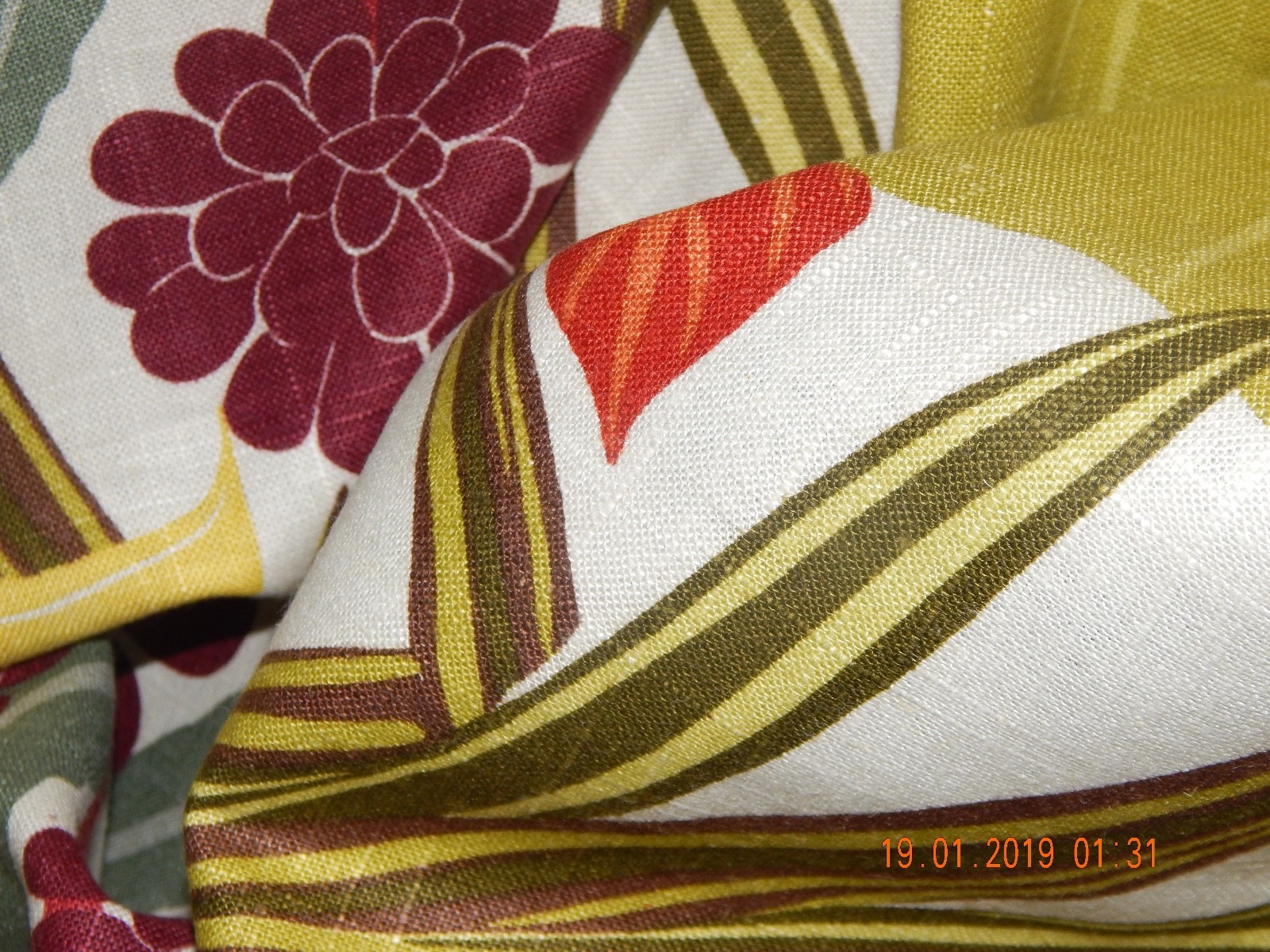 ROBERT ALLEN PALM BEACH TROPICAL COTTON LINEN DESIGNER PRINTED FABRIC NEW 6yds