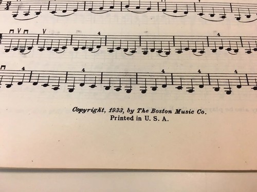 A Tune a Day violin music instruction book 2 Intermediate (C) 1933 Nice Shape!