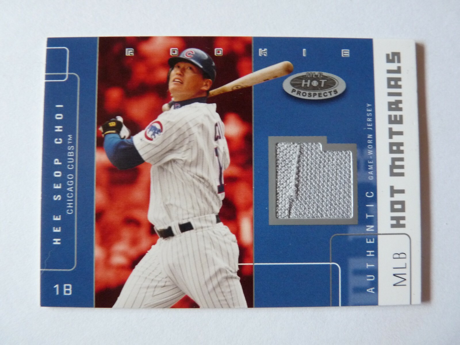2003 Fleer Hot Prospects Materials 280/499 Hee Seop Choi #HM