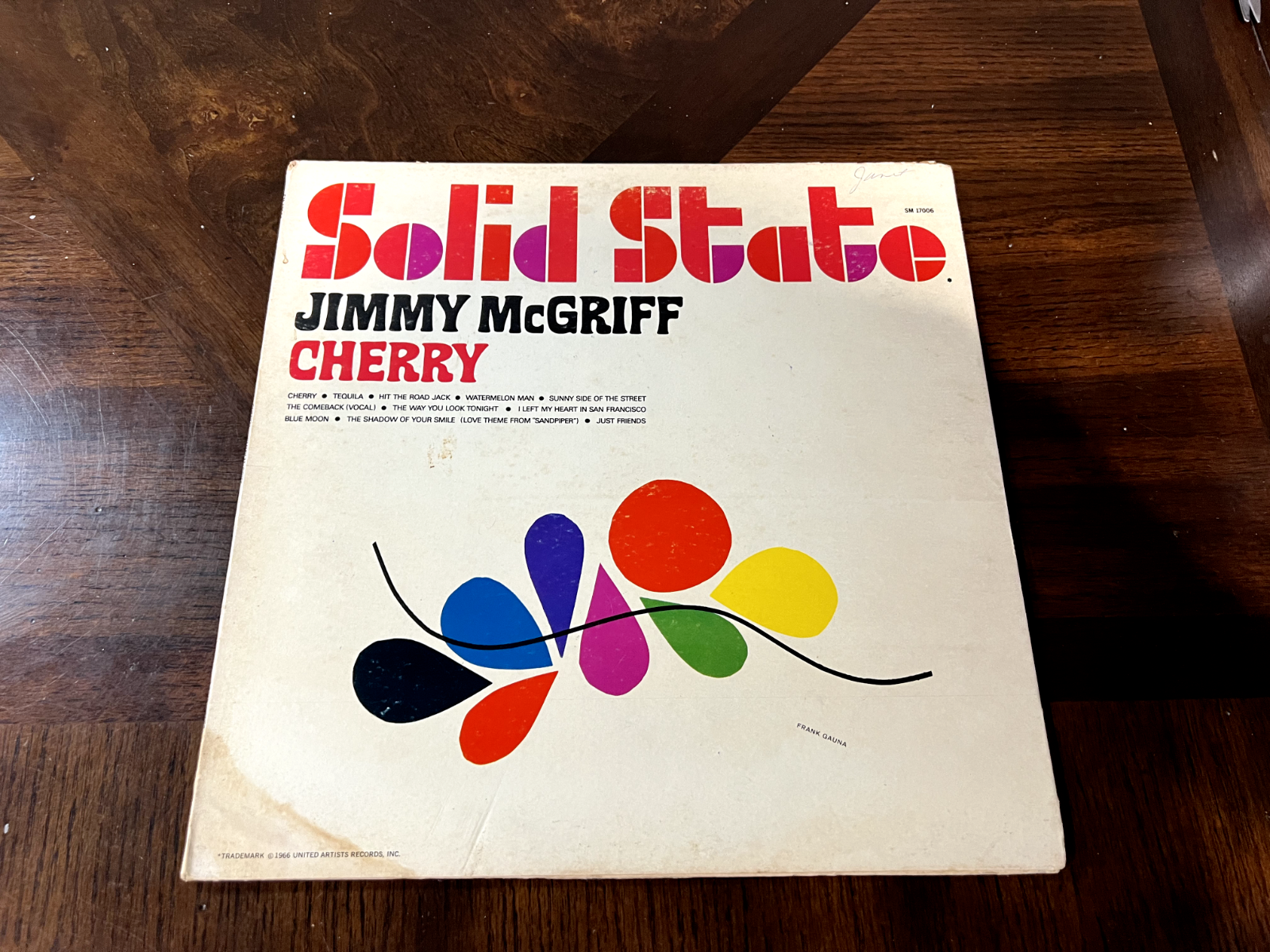 Jimmy McGriff- Cherry- LP 1966 Solid State SM 17006