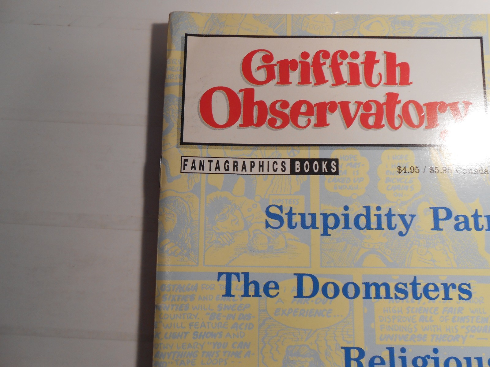 Griffith Observatory #1 (Mar 1993, Fantagraphics Books) 8.0 VF!!! LOOK!!!