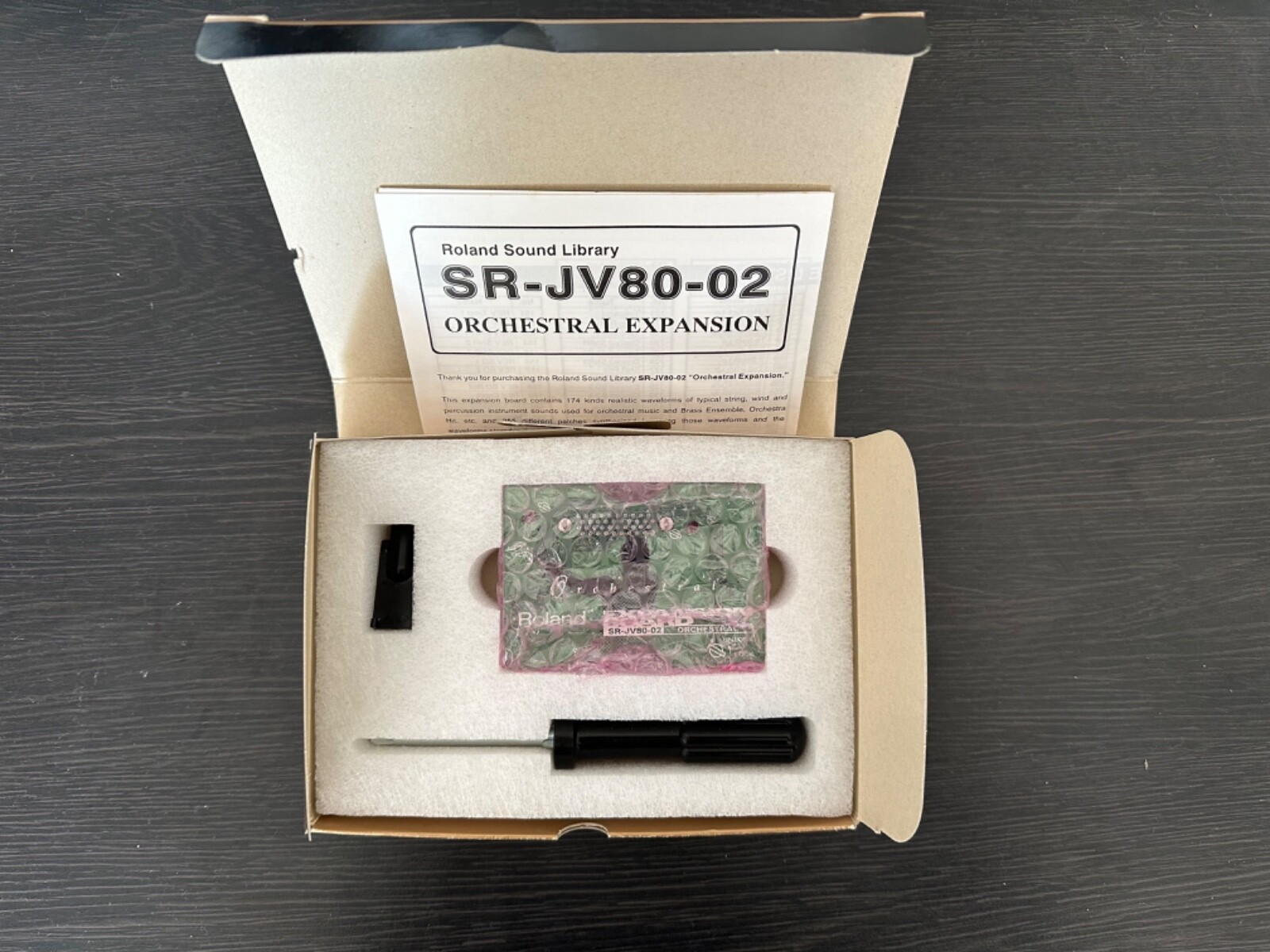 Roland EXPANSION BOARD orchestral Ⅱ Roland Orchestral Expansion-Board SR-JV80-02 für JV1080