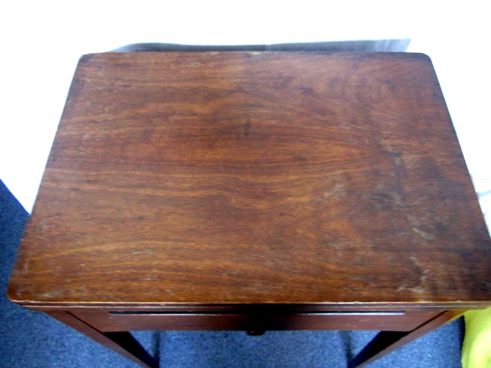 Vintage Singer Sewing Machine Drop Down Cabinet/Stand all Wood May Fit Other