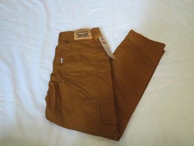 Levi's Cargo Taper Brown Pants  10 Husky  NWT