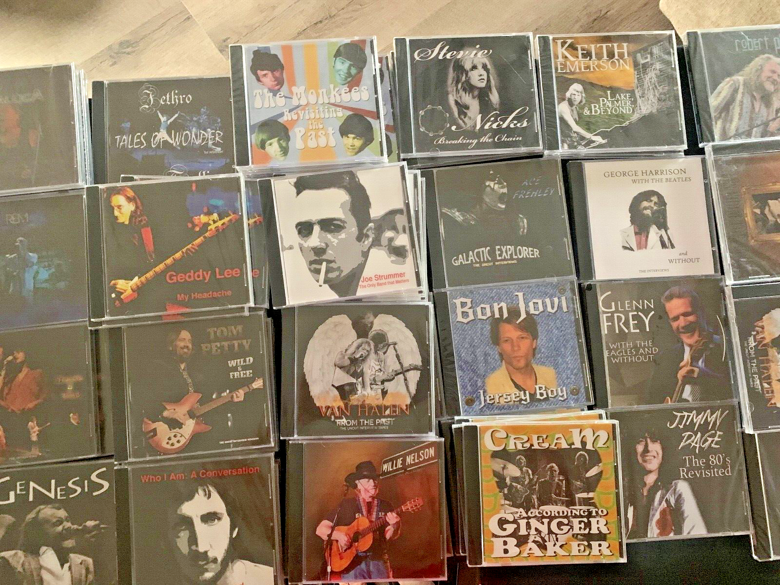Interview CDs - Bon Jovi, Jimmy Page, Tom Petty, Megadeth, m