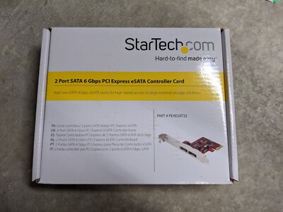 StarTech 2Port eSATA Controller Card (PEXESAT32)