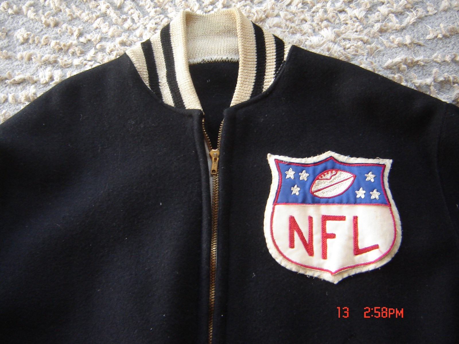 Chicago Bears Game Worn Football Jacket NFL Referee Wrigley Field - May & Halas