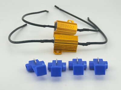 Rebaydo  2pcs LED Load Resistor 6 Ohm 25 Watt