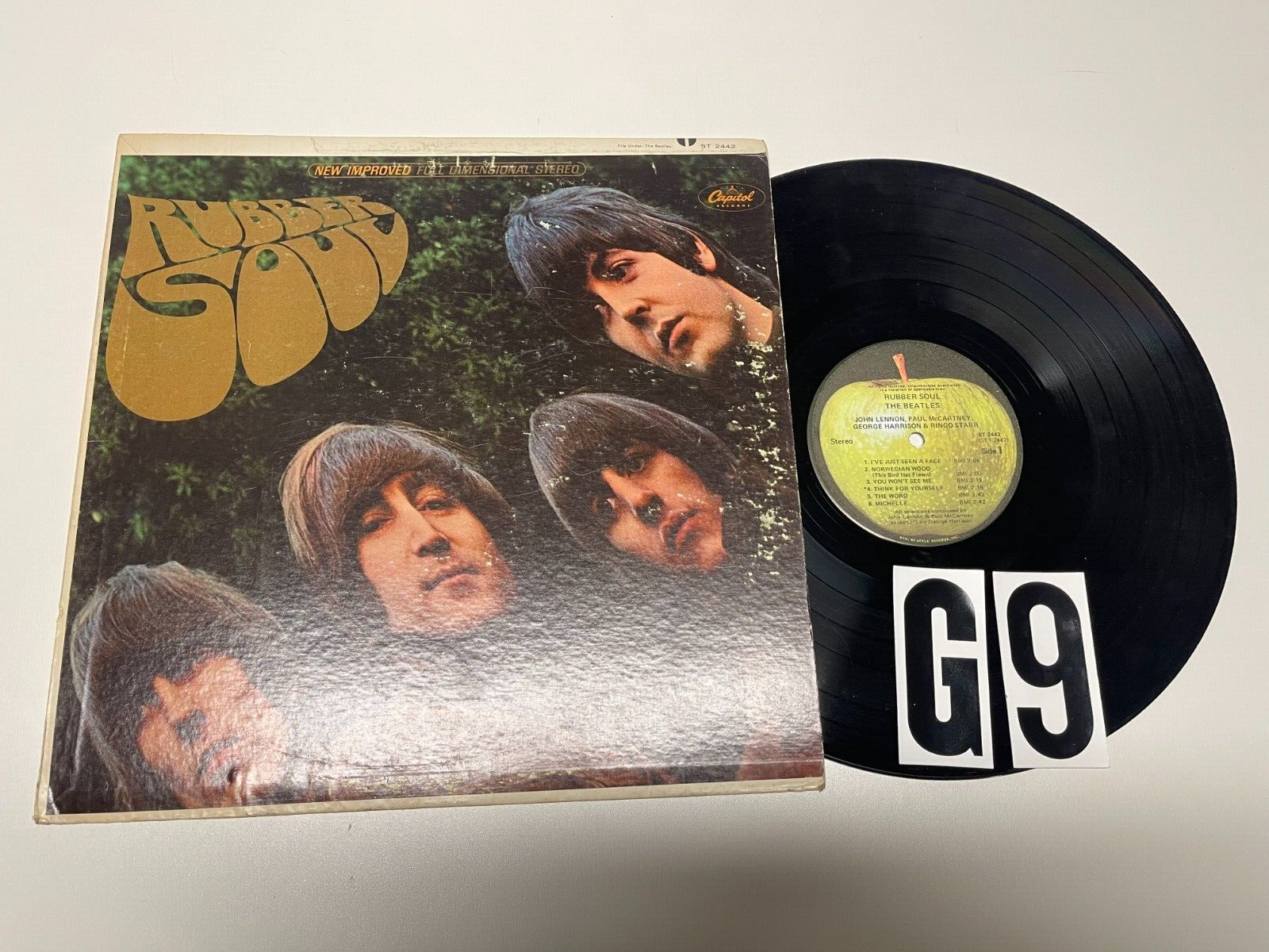 beatles rubber soul (RARE TEST AAD盤) THE BEATLES Rubber Soul Rare Limited OBI TOSHIBA/EMI JAPAN