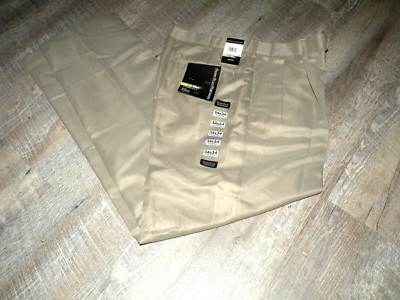 Perry Ellis Portfolio Wrinkle Free Folio-Flex Men's Chino Pants NWT 34X34