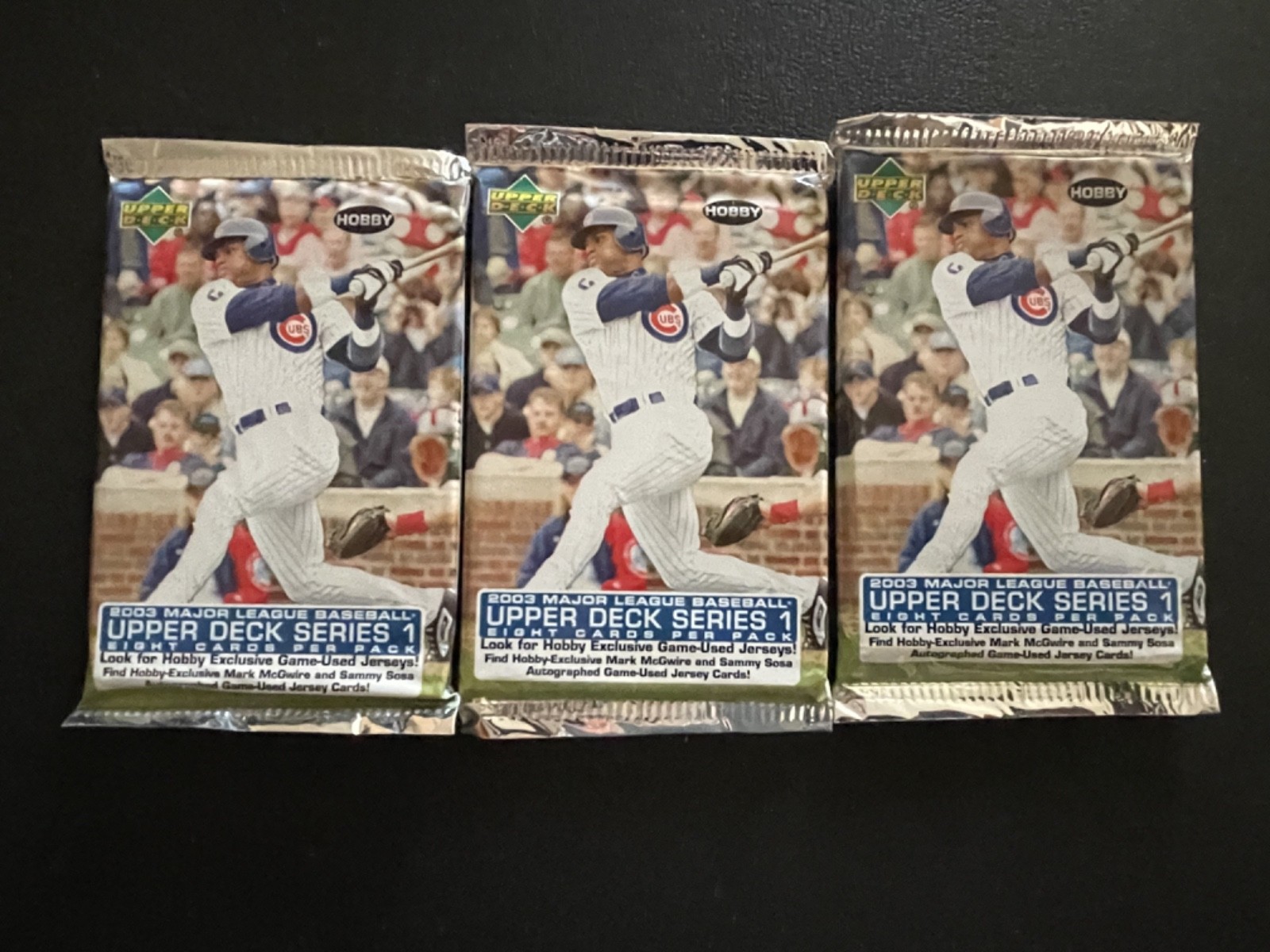 2003 Upper Deck Series 1 Baseball 8 Cards Per Pack Lot Of 3 #28