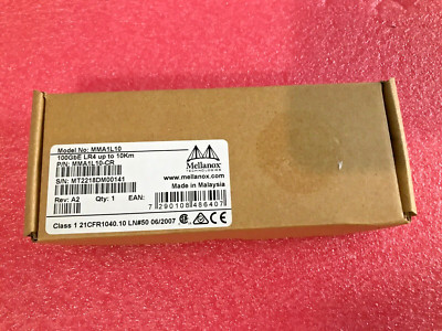 NEW MMA1L10-CR Mellanox QSFP28 1310nm 100GbE LR4 up to 10Km Optical Transceiver