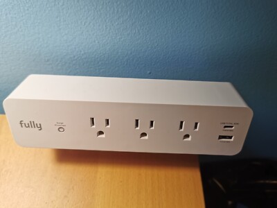 INTERTEK CLAMP MOUNTED POWER STRIP 3-US OUTLETS 1-USB 1-USB-C NEW SHIPS FREE!