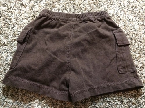 Just One You Brown Shorts. Size: 6 Months. 100% Cotton