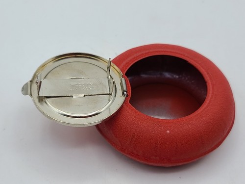VINTAGE Pursette Handy Ashtray, RED ~ New Old Stock, Made in HONG KONG