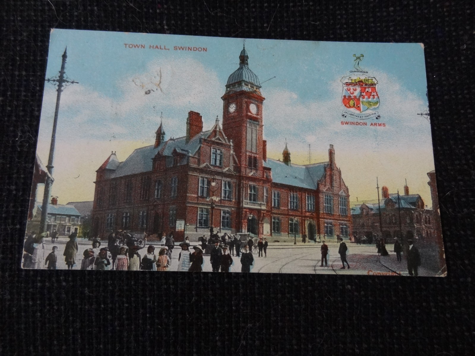 Town Hall Swindon Postcard - 112189