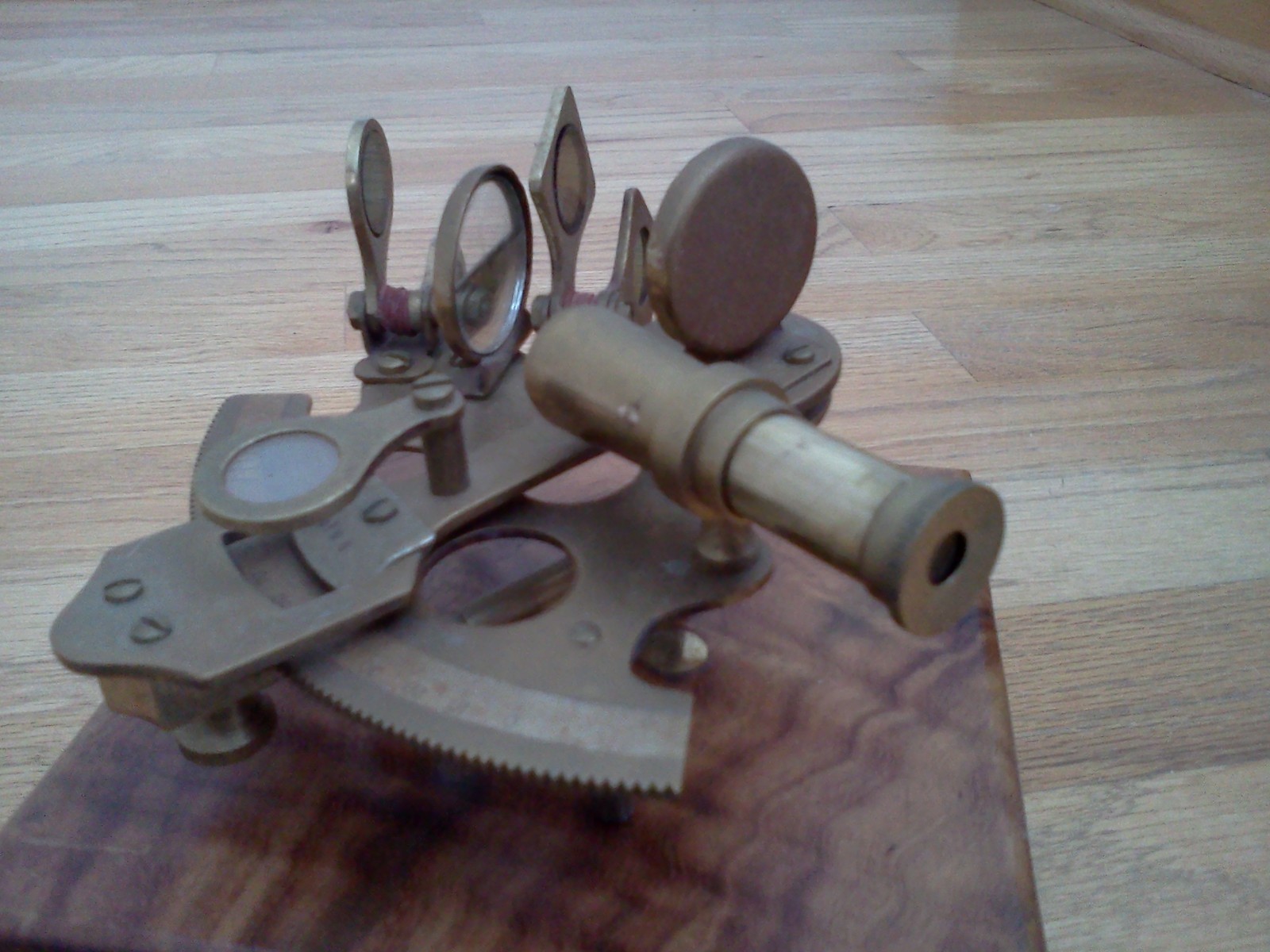 Stanley London - Lifeboat Sextant and Miner's Compass - 2 Brass Instruments