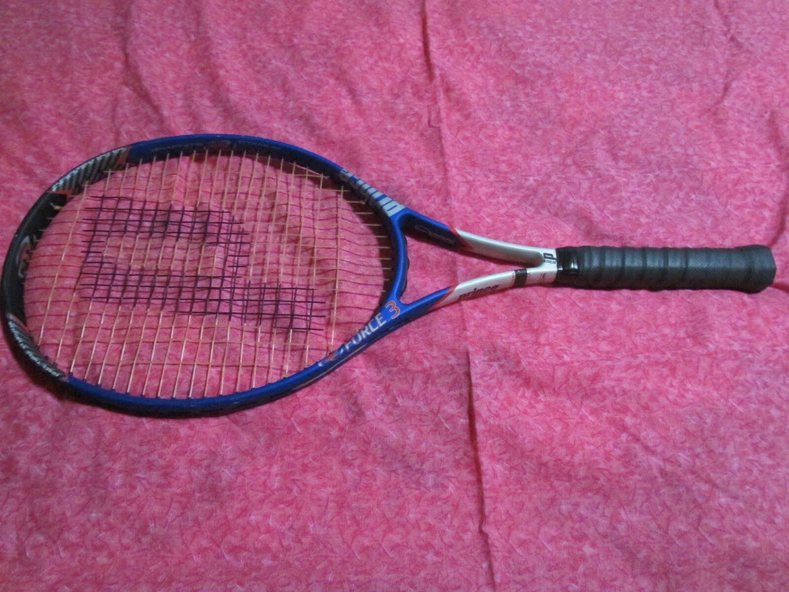 Prince Force 3 Elite Ti Graphite Titanium OS Airzorb Grip 4