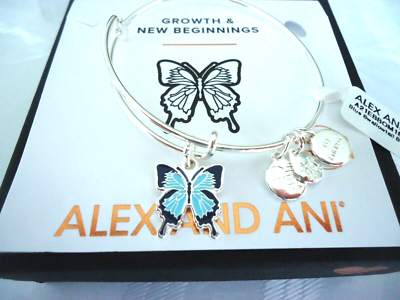 Blue swallowtail outlet butterfly charm bangle