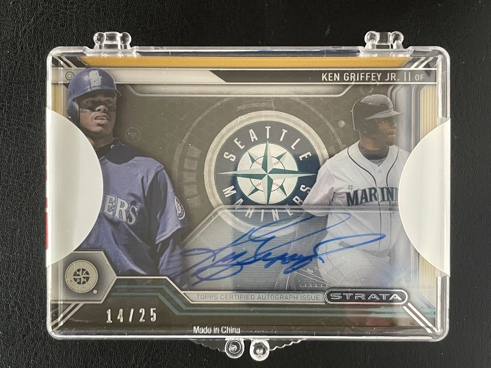 2016 Topps Certified Strata Sealed Ken Griffey Jr. 14/25 Auto Autograph