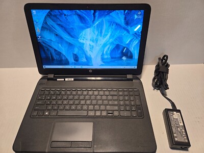 HP 15-f305dx 15.6'' HD Laptop AMD A6-5200 Quad Core 8GB 500GB Win-10 DVD WebCam
