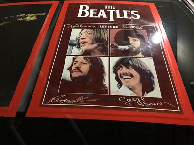 THE BEATLES Let it be ポスター The Beatles- Let it Be- Original Vintage Poster - Authentic