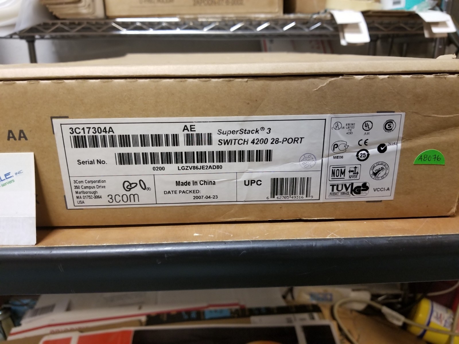 3COM SuperStack 3 4200 28-Port Switch 3C17304A Switch - Accessories