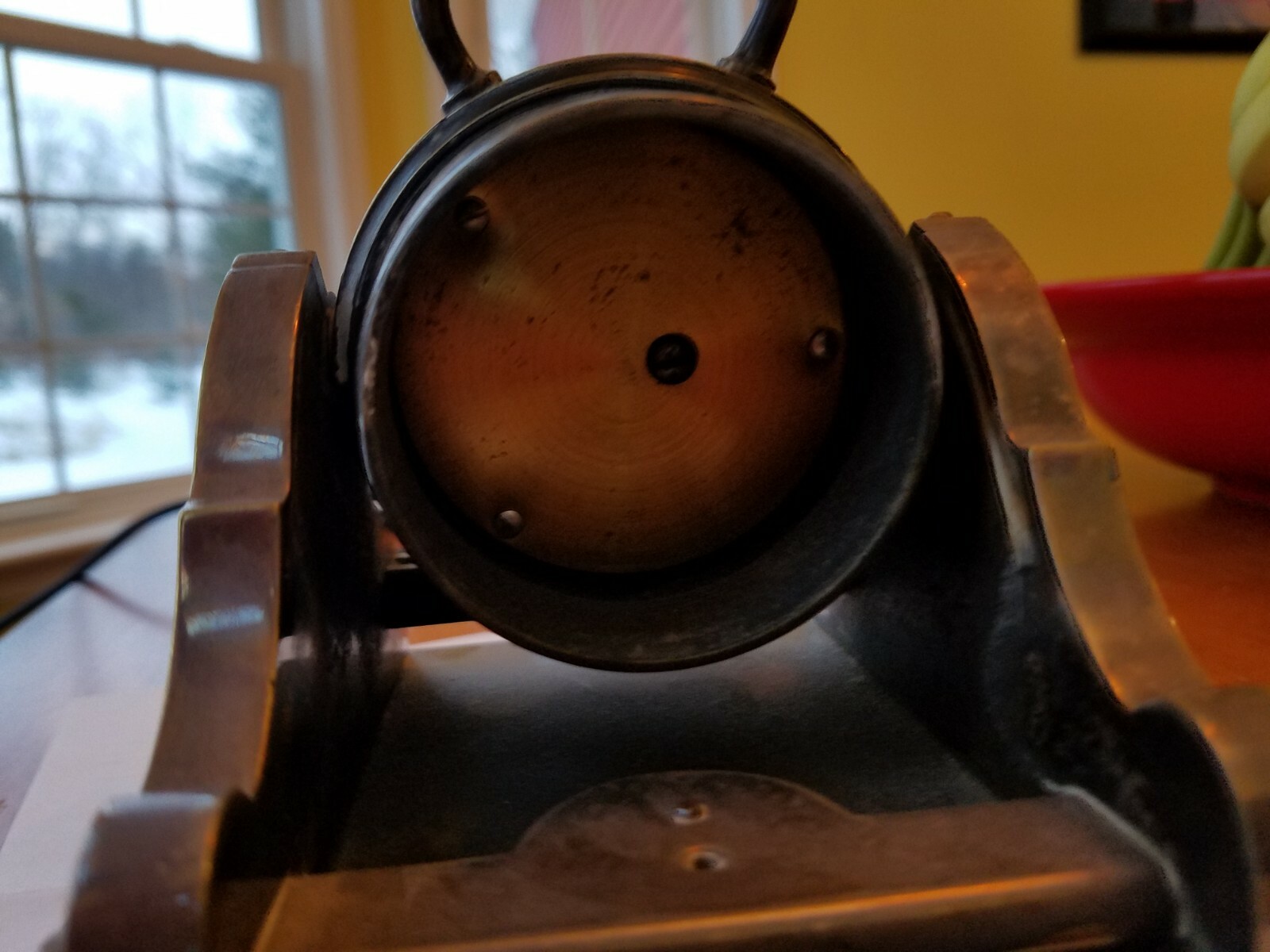 French Industrial Mortar Cannon Clock Barometer set Bronze Gilt Novelty Guilmet