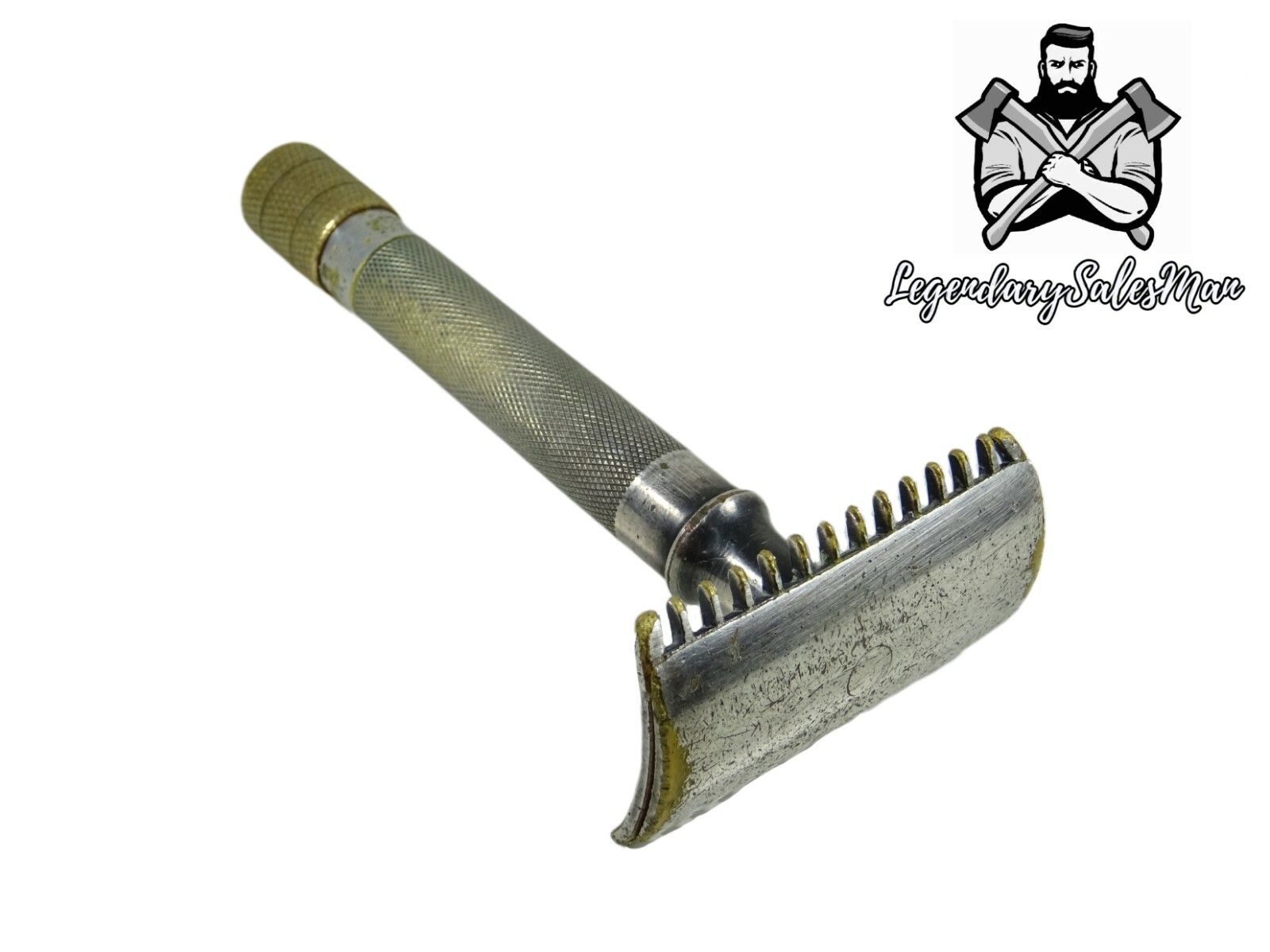 Vintage 1927 Rolls Razor with Built-In Leather Strop Made in