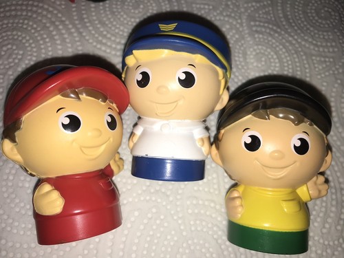 Toy Lot Mega Blocks My First Builders Drivers Figures Lot Jeep John Deer + Car