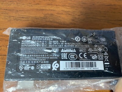 New Original LG 25V 1.52A AC/DC Adapter - LG SN4A DA-38A25 Wireless Sound Bar