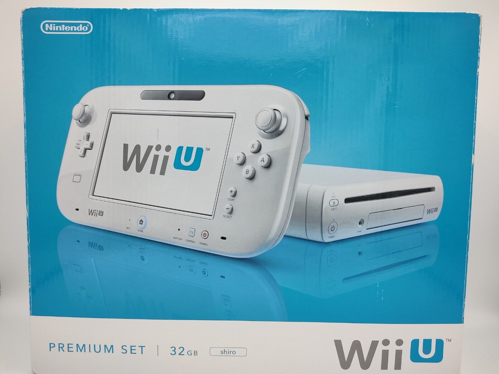 Nintendo Wii U White Premium 32GB Box Console SHIRO TESTED Nintendo Wii U White Premium 32GB Box Console SHIRO TESTED
