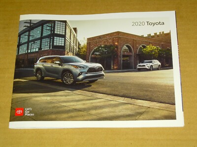 2020 TOYOTA FULL LINE BROCHURE MINT! 40pp SUPRA AVALON 86 RAV4 LAND CRUISER RAV4