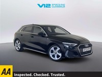 2022 Audi A3 1.5 TFSI 35 S line Sportback 5dr Petrol Manual Euro 6 (s/s) (150 ps